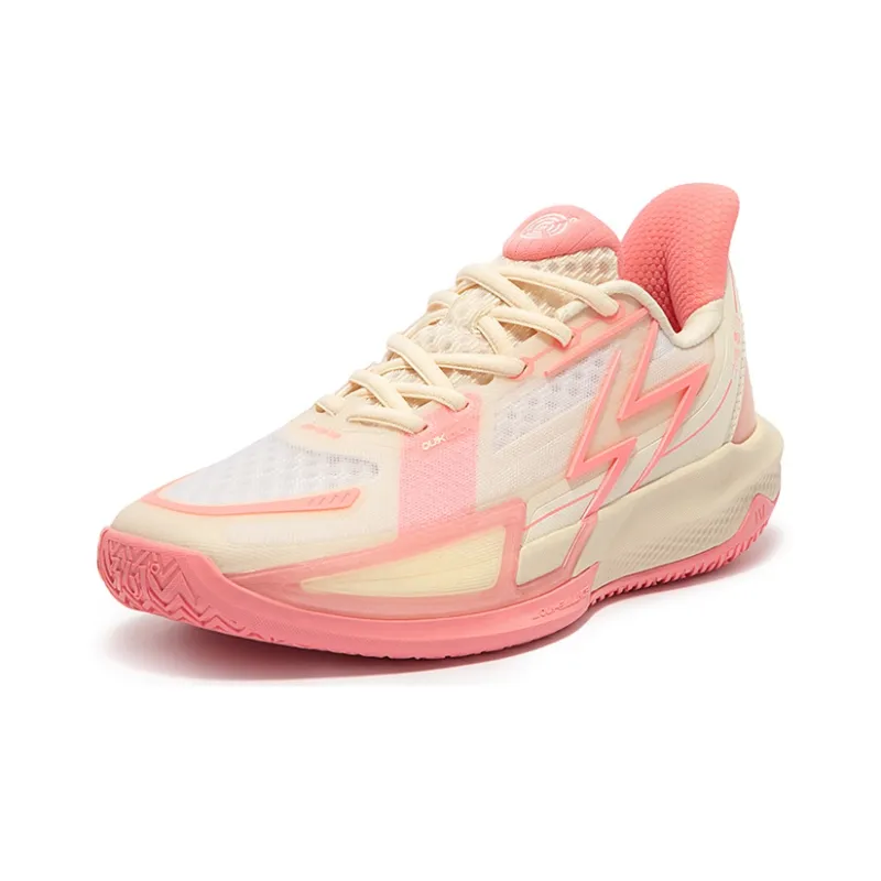 361° Big3 4.0 QUICK Low Top Basketball Shoes Women's Dune White-1