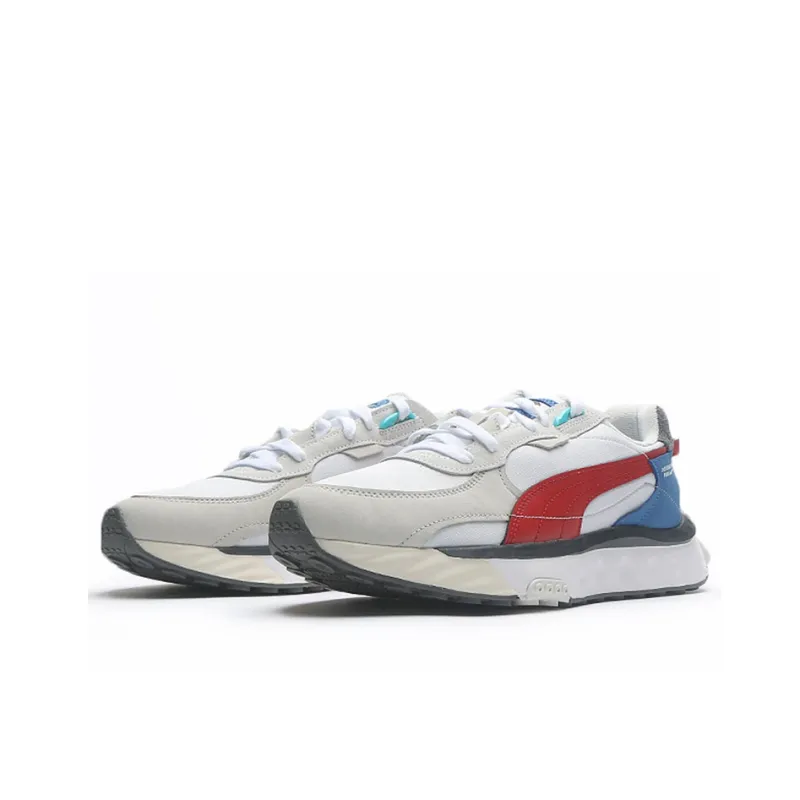 PUMA Wild Rider Layers White Urban Red-2