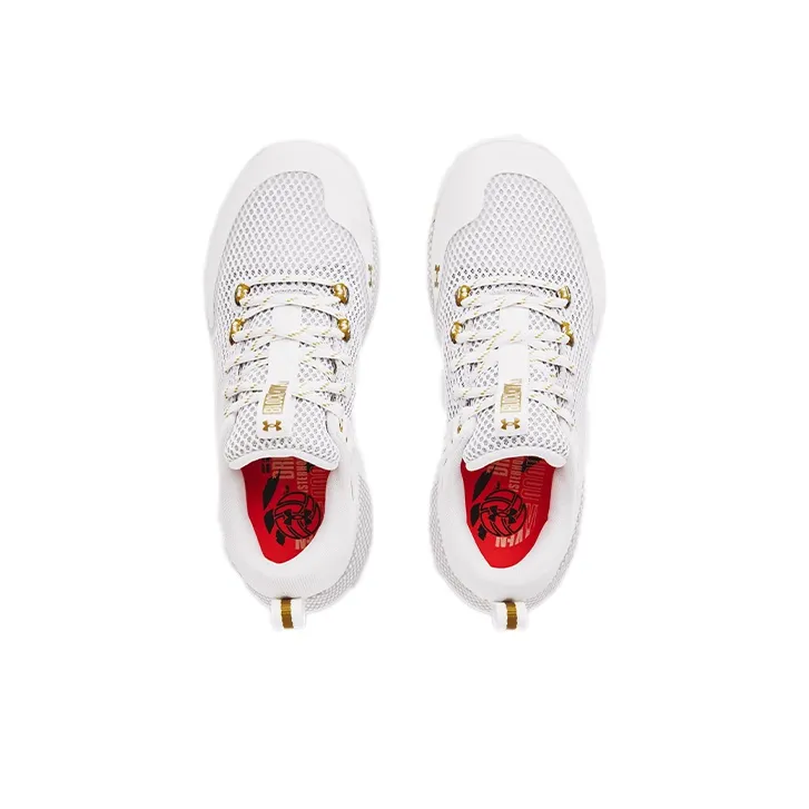Under Armour Hovr Block City 'White Metallic Gold' Women's-3
