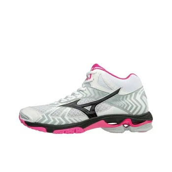 Mizuno Wave Bolt 7 Mid 'White Pink' Women's
