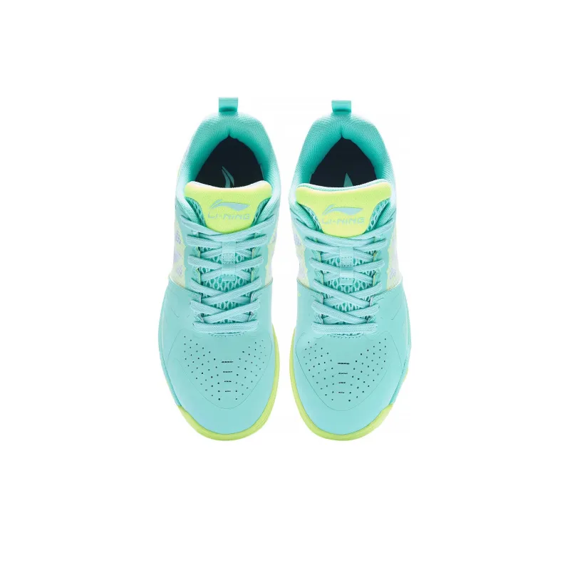 LiNing Cushioning Anti-Slip And Wear-Resistant Low-Top Table Tennis Shoes Unisex Neon Bright Green-3