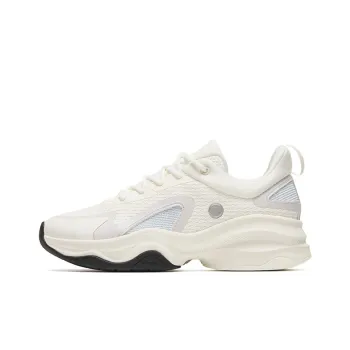 Anta Cushioning Anti Slip And Wear Resistant Low Top Training Shoes Women's White Gray Blue