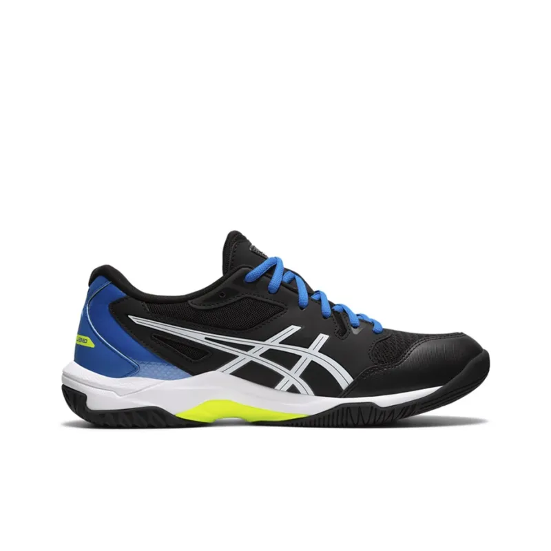 Asics Gel-Rocket 10 Wear-Resistant Low-Top Training Shoes Unisex Black Blue-1