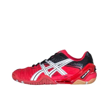 Asics Gel Blast Abrasion Resistant Low Top Training Shoes Women's Red