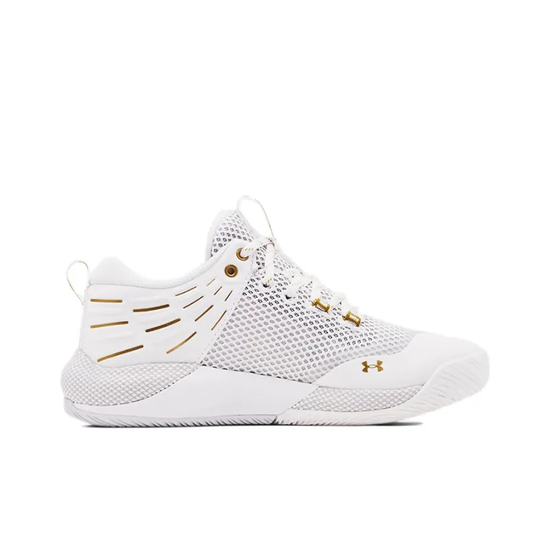 Under Armour Hovr Block City 'White Metallic Gold' Women's-1