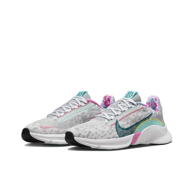 Nike SuperRep Go 3 Flyknit Next Nature 'Photon Dust Dynamic Turquoise' Women's-2
