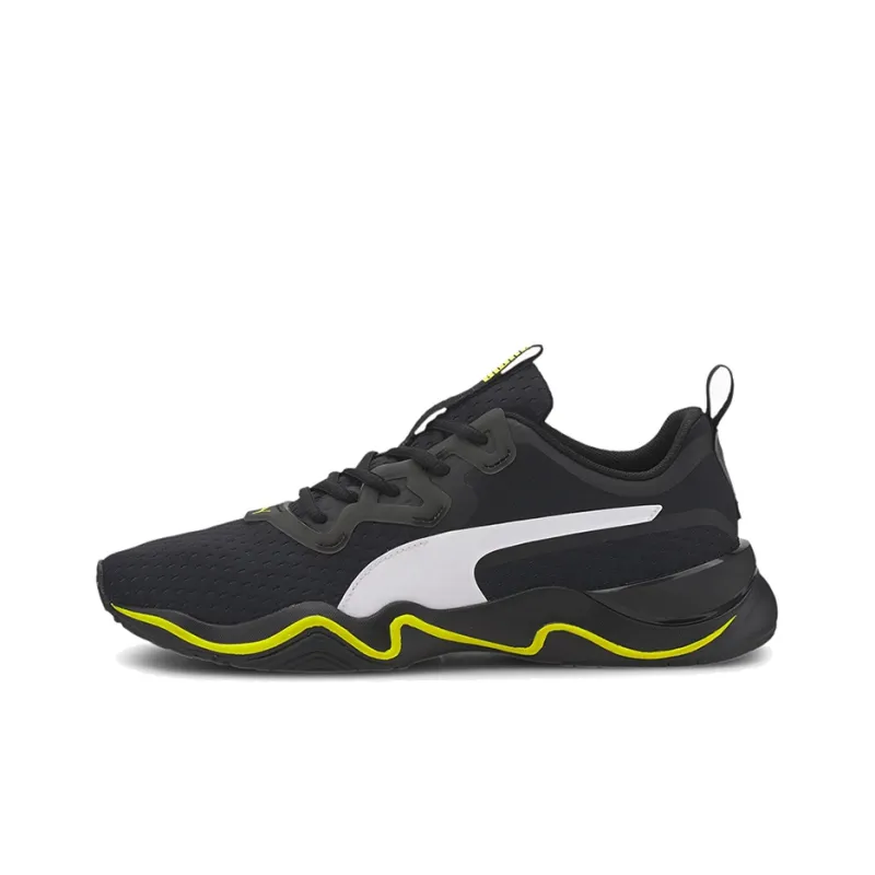 PUMA Zone Xt Low Top Running Shoes Black/Yellow/White-0