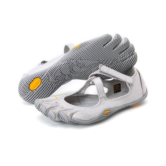 Vibram Training Shoes Women's Low Top Silver/Gray US W 6.5-7