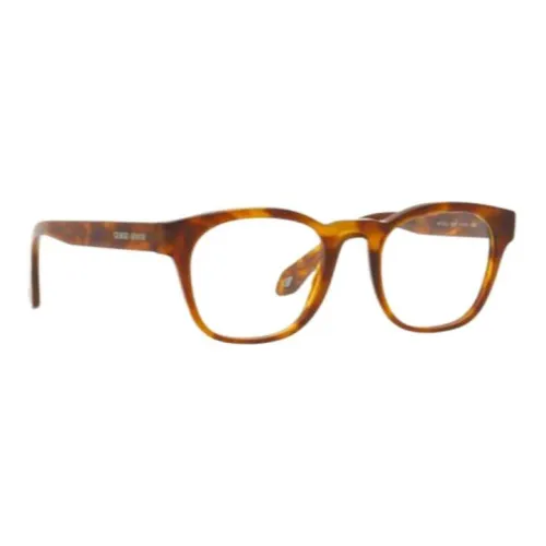 GIORGIO ARMANI Eyeglass Frames Men Brown