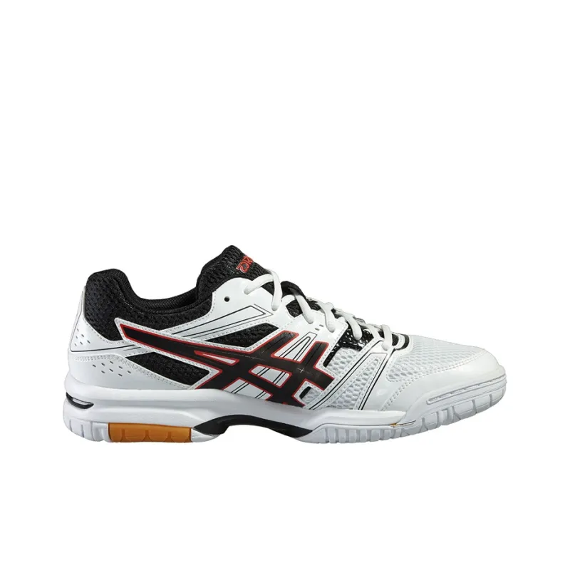 Asics Gel-Rocket 7 Wear-Resistant Low-Top Training Shoes Men's White Black-1
