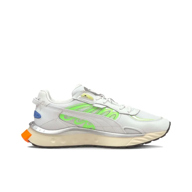 PUMA Wild Rider Techno 'White Green Glare'-1