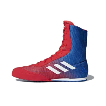 Adidas Box Hog Series Training Shoes Men High-Top Blue/Red