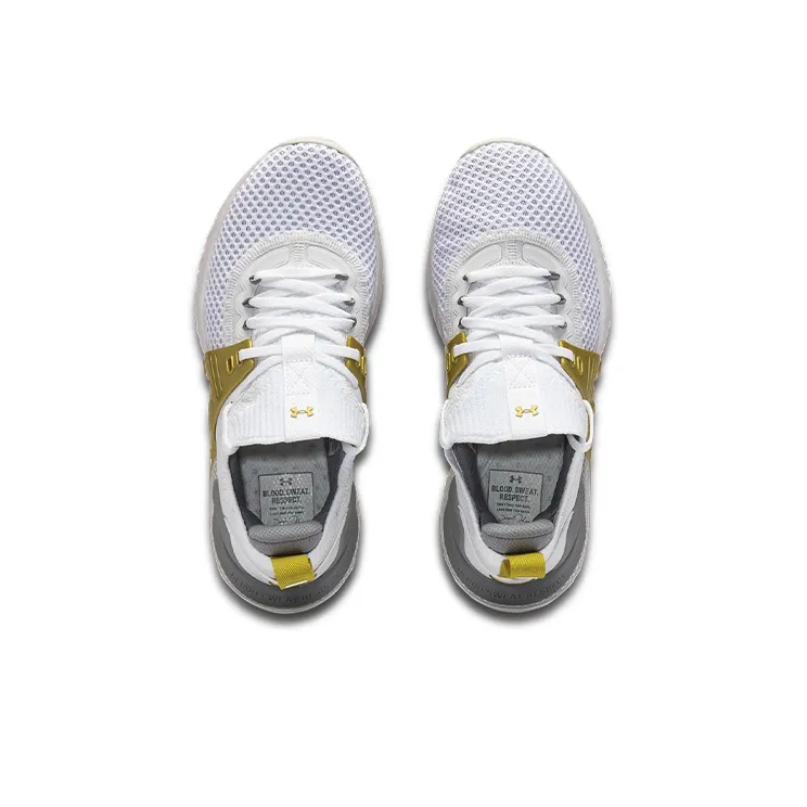 Under Armour Project Rock 4 'White Metallic Gold' Women's-2