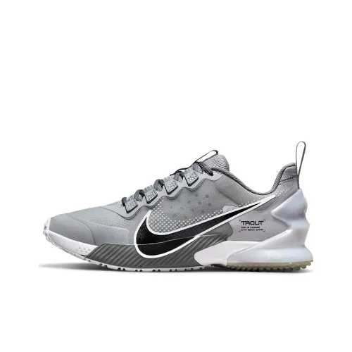 Nike Force Zoom Trout Training Shoes Men Low-Top Gray/White