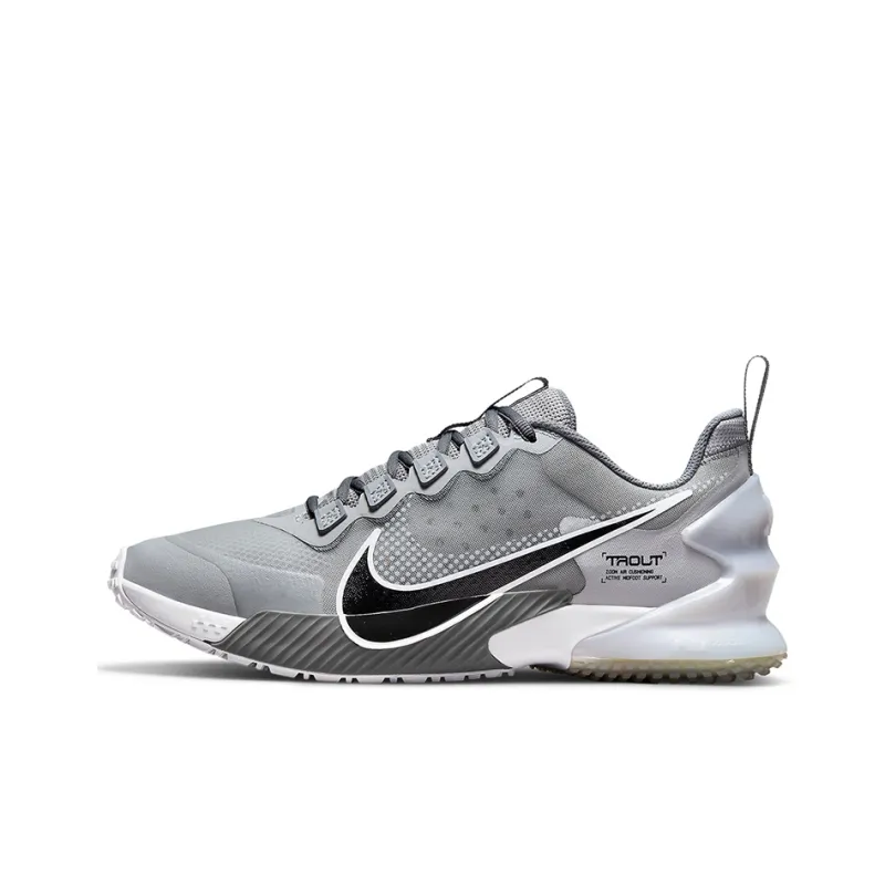 Nike Force Zoom Trout Cushioning Anti-Slip And Wear-Resistant Low-Top Training Shoes Men's Gray-0