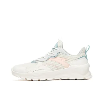 ANTA Variety Training Collection Training Shoes Women's Low Top Ivory White/Crab Shell Green