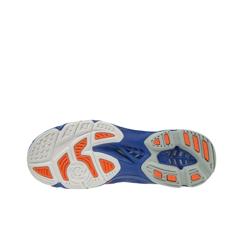 Mizuno Wave Lightning Z5 Training Shoes Unisex Mid-Top Blue/Orange-3