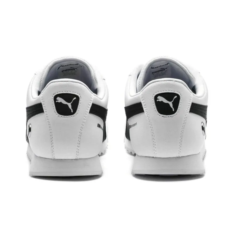 BMW x PUMA BMW M Series Roma Anti-Slip Wear-Resistant Low-Top Training Shoes Men's White-2