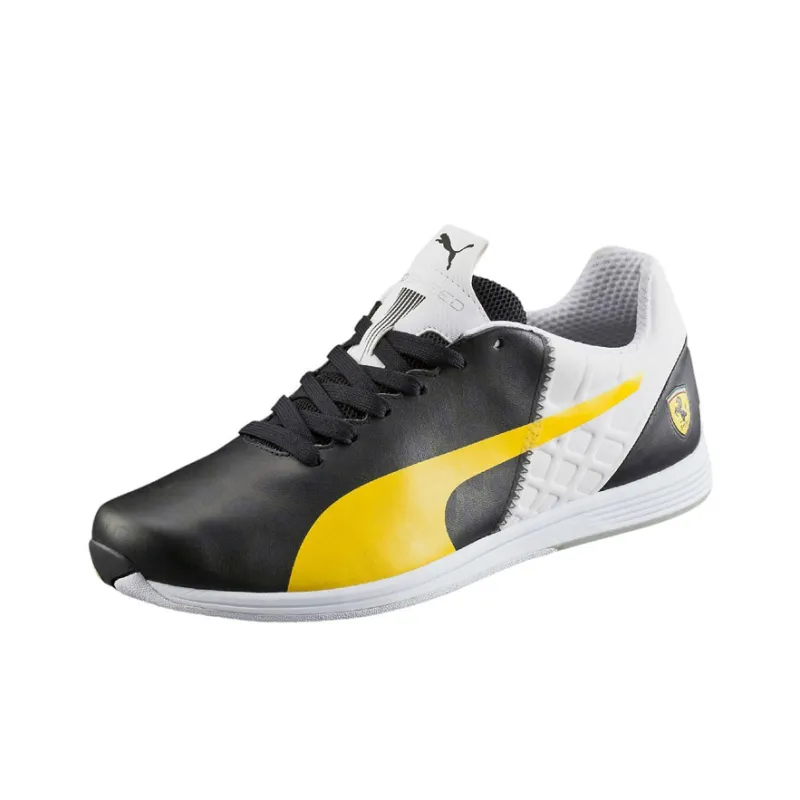 PUMA Scuderia Ferrari Training Shoes Men Low-Top Black/White/Yellow-2