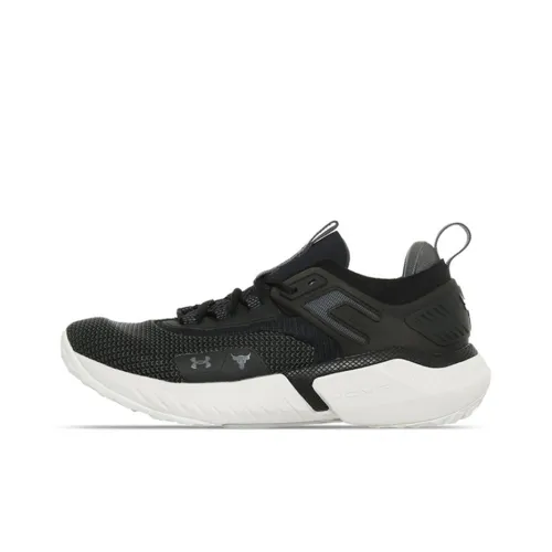 Under Armour Project Rock 4 Training Shoes Men Low-Top Black/White