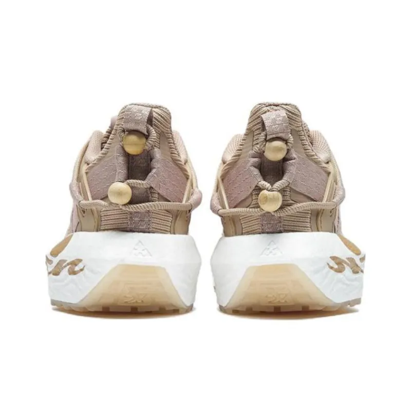 XTEP Shaolin Collection Anti Slip And Wear Resistant Breathable Low Top Training Shoes Men's Beige Umber-4