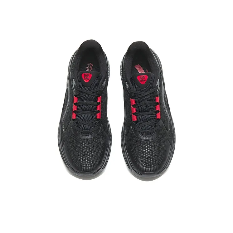 Anta Low Top Training Shoes Men's Black Red-3
