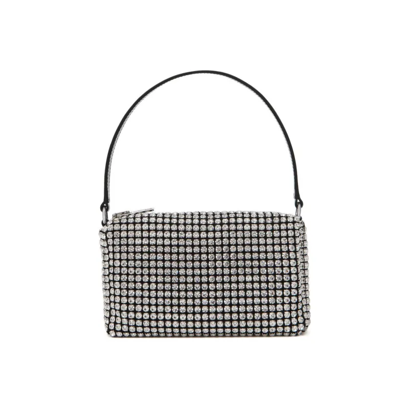 Alexander Wang Medium Wangloc Rhinestone embellished Clutch Bag-0