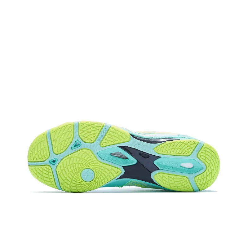 LiNing Cushioning Anti-Slip And Wear-Resistant Low-Top Table Tennis Shoes Unisex Neon Bright Green-6