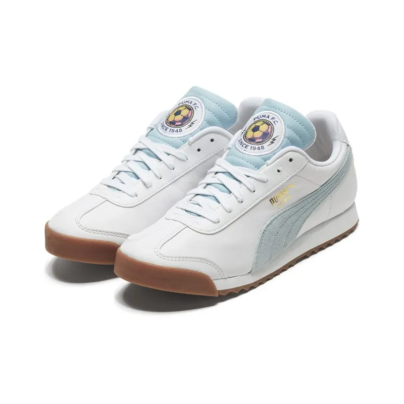 PUMA Roma Classic Running Shoes White/Blue-2