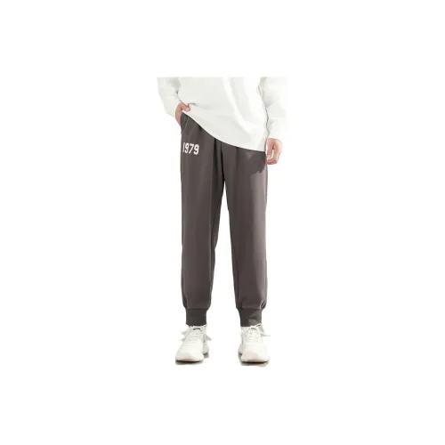 JASONWOOD Knitted Sweatpants Men Dark Gray