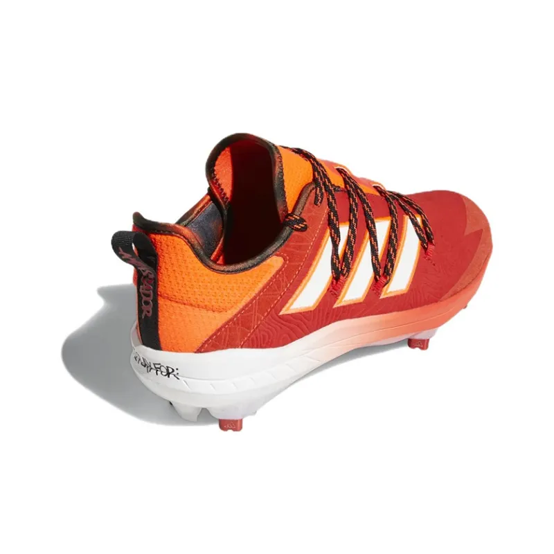 Adidas Adizero Grail Cleats Training Shoes Men Low-Top Red-3