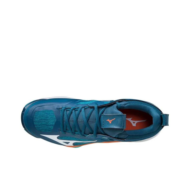 Mizuno Wave Momentum 2 'Blue White Orange'-2