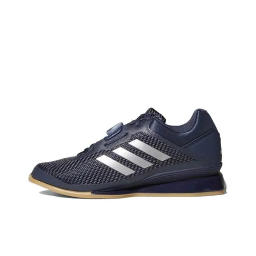 Adidas Leistung 16 2.0 Weightlifting Wear-Resistant Low-Top Training Shoes Men's Blue
