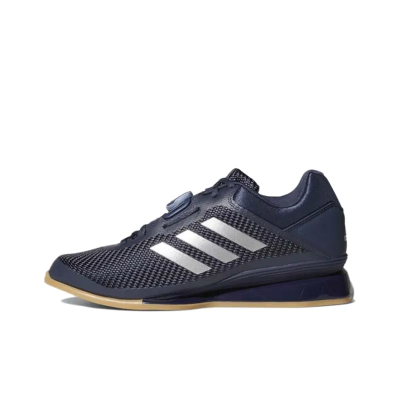 Adidas Leistung 16 2.0 Weightlifting Wear-Resistant Low-Top Training Shoes Men's Blue-0