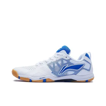 LiNing Hawk's Eye 2.0 Pro Anti Slip And Wear Resistant Breathable Low Top Table Tennis Shoes Men's White Blue