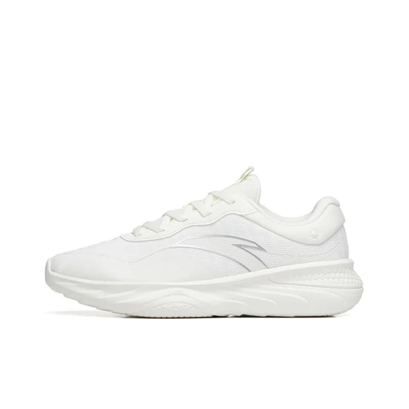 Anta Variety Training Collection Lightweight Cushioning Low Top Training Shoes Men's White-0