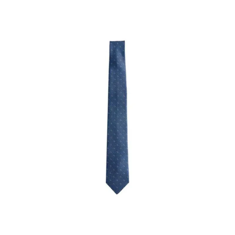 Ferragamo Monogram Printed Pointed Tip Tie-0