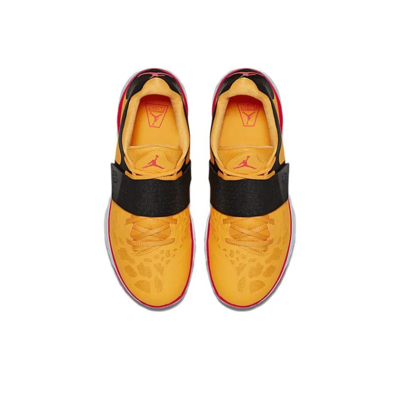 Jordan Flight Flex Trainer 2 Cushioning, Slip Resistant, And Abrasion Resistant Low Top Training Shoes Men's Yellow-3