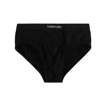 TOM FORD Logo Waistband Stretched Briefs