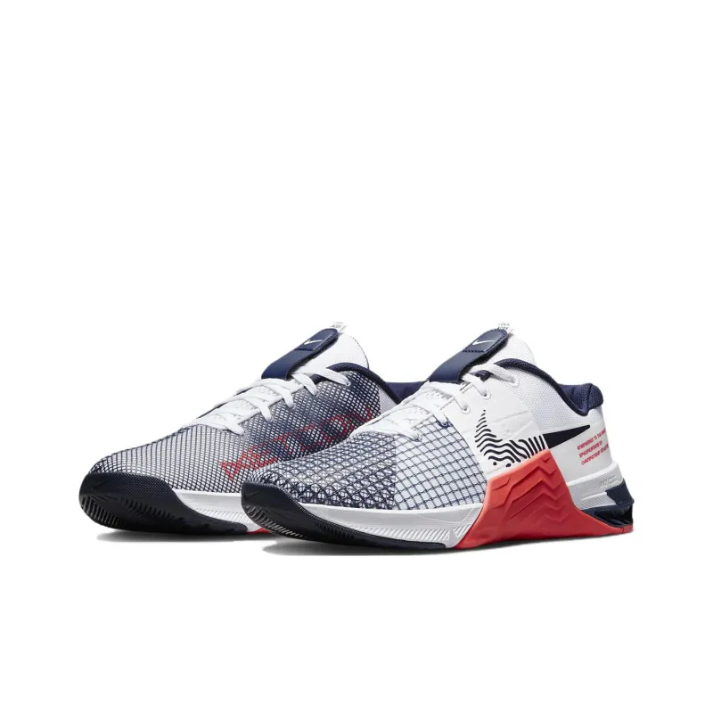 Nike Metcon 8 White Crimson Obsidian-2