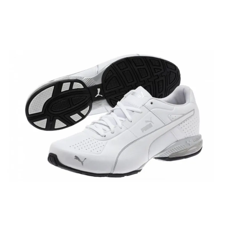 PUMA CELL Surin 2 FM Cushioning Wear-Resistant Low-Top Training Shoes Men's White-3