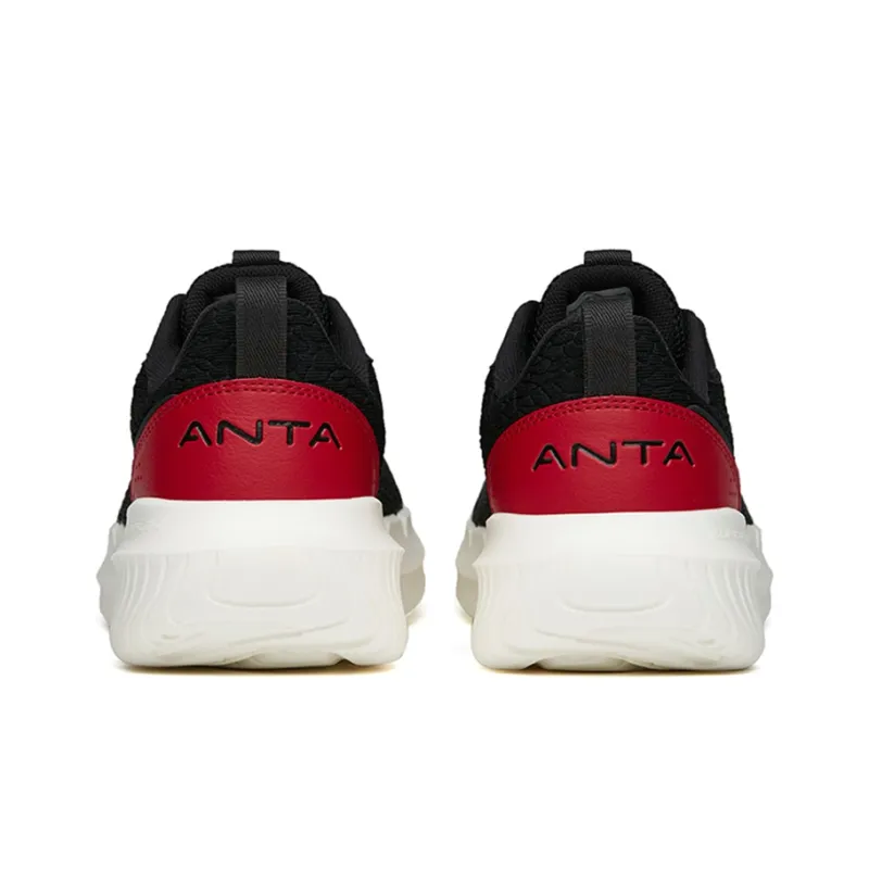 ANTA Training Shoes Men Low Top Black/Red-3