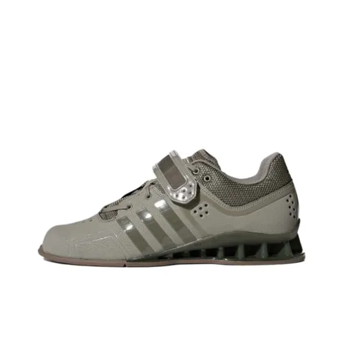 Adidas Adipower Training Shoes Unisex Low-Top Gray