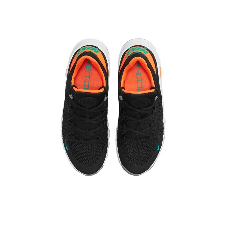 Nike Free Metcon 4 'Black Total Orange Emerald'-3