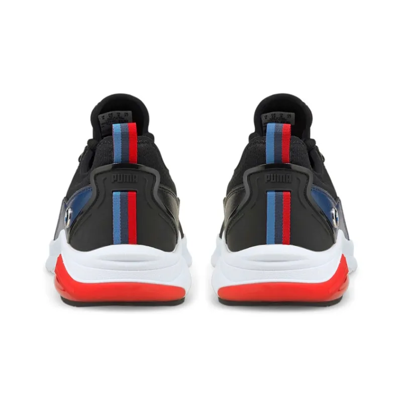 PUMA BMW M Series Training Shoes Men Low Top Black/White/Red-3