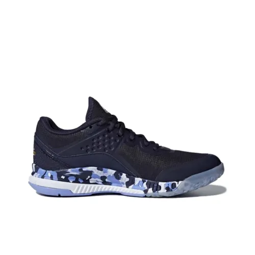 Adidas Crazyflight Training Shoes Men Low-Top Blue