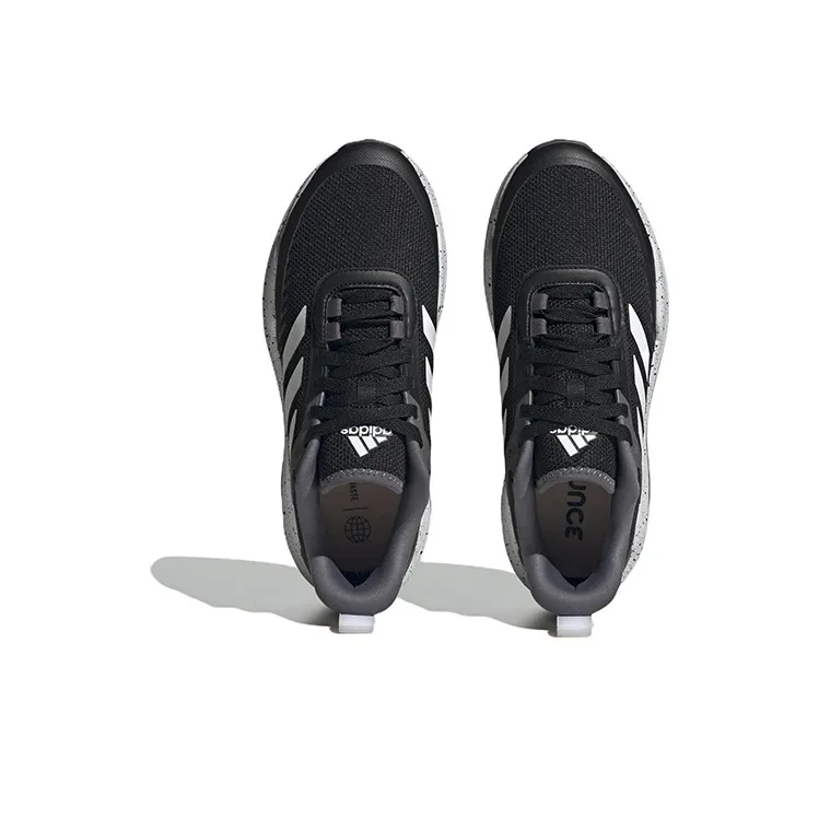 Adidas Trainer V Cushioned Anti Slip And Wear Resistant Lightweight Low Top Training Shoes Men's Black White-4