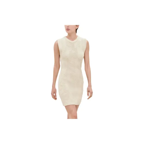 HERMES Sleeveless Dresses Women's White