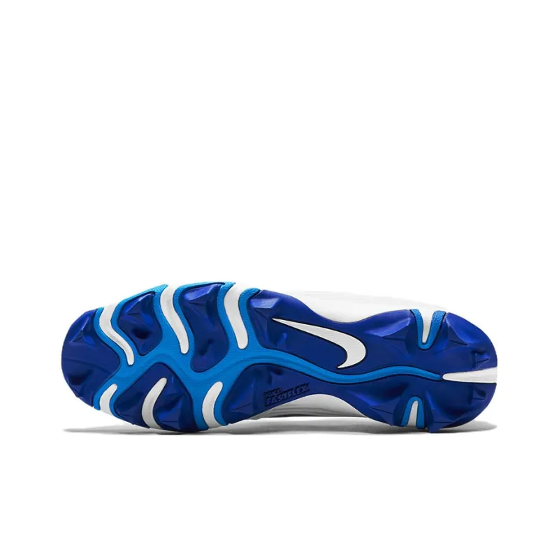 Nike Hyperdiamond 3 Keystone Cushioning Anti-Slip And Wear-Resistant Low-Top Training Shoes Women's White Blue-5