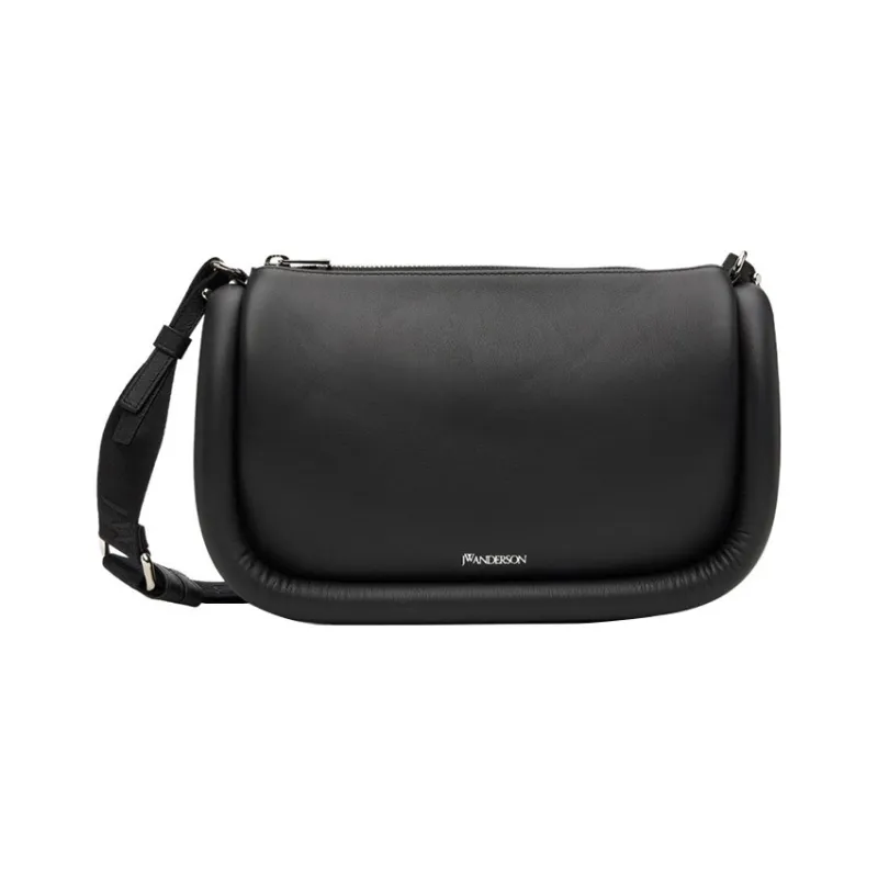 JW Anderson Logo Detailed Zipped Shoulder Bag-0